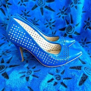 Christian Siriano Blue Pumps Size 8